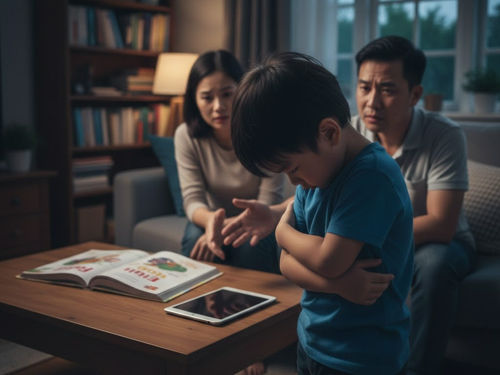 luyện nói tiếng Anh, tiếng Anh câm, con sợ nói tiếng Anh, phản xạ chậm, rào cản tâm lý (affective filter), ám ảnh sửa lỗi, áp lực diễn xuất, dịch thầm trong đầu, môi trường an toàn, tương tác 1-1, PalFish