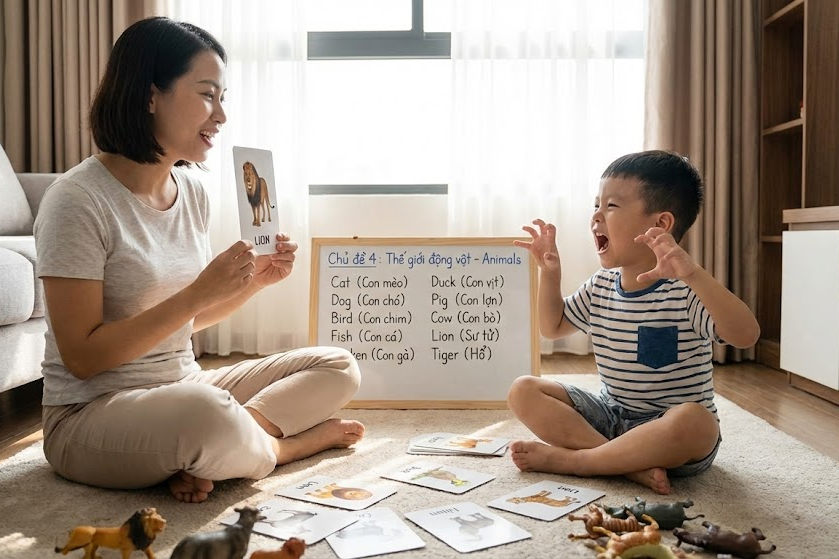 tiếng anh thông dụng cho trẻ