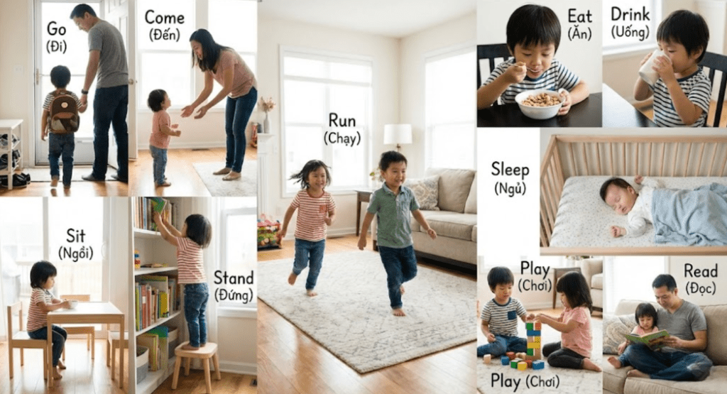 tiếng anh thông dụng cho trẻ
