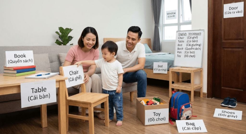 tiếng anh thông dụng cho trẻ
