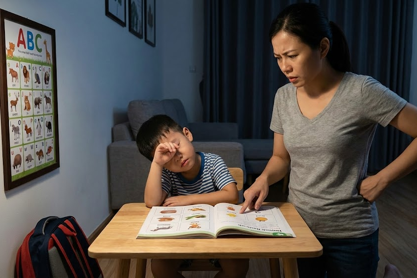 Áp lực học tiếng Anh