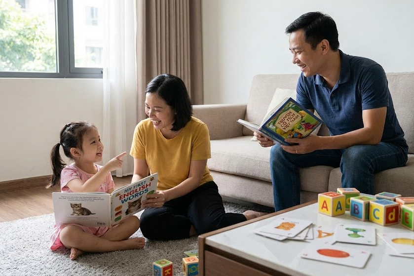 học tiếng Anh sớm