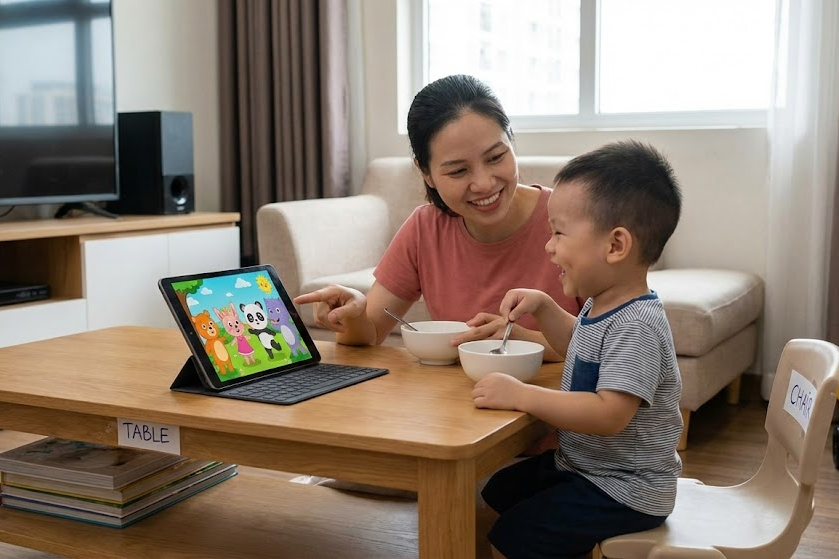 học tiếng Anh sớm