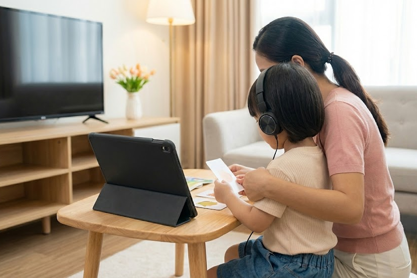tiếng anh cho bé 4 tuổi