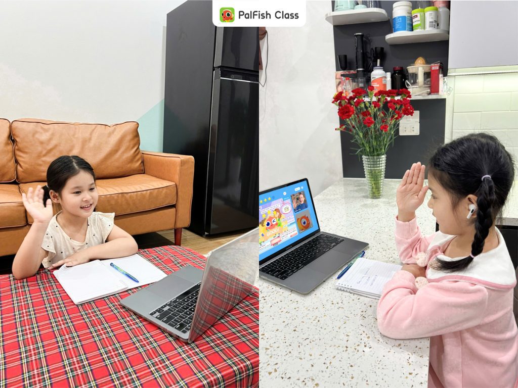 So sánh app học tiếng Anh cho bé và buổi học có giáo viên trực tiếp