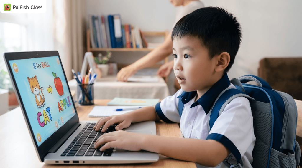 Bé học tiếng Anh cho trẻ em qua trò chơi và flashcard cùng phụ huynh